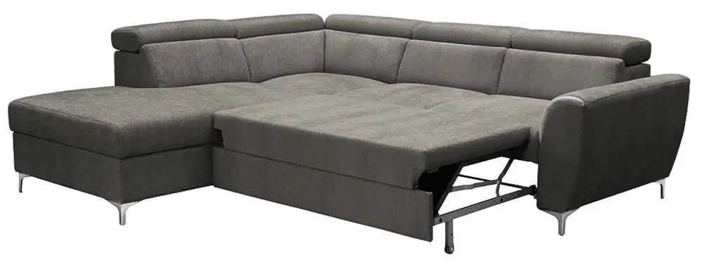 Canapea de colt extensibila Mobhaus Penny Roh Left (Brown) - 2
