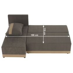 Диван угловой раскладной Mobhaus Romand (Gray/Beige) Thumb