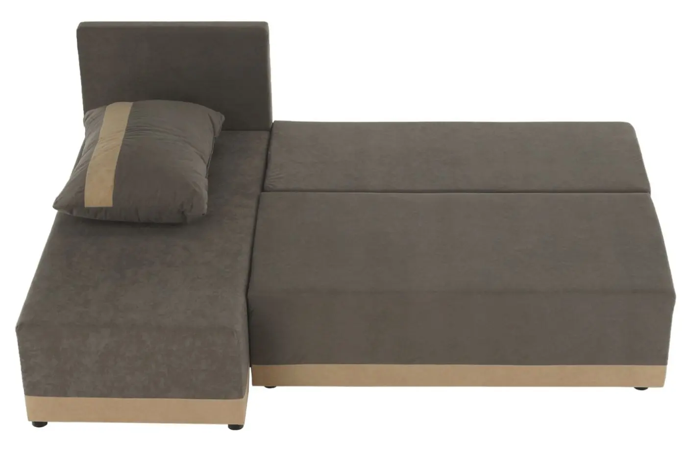 Диван угловой раскладной Mobhaus Romand (Gray/Beige) - 13