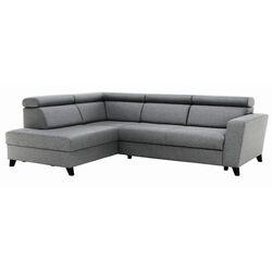 Canapea de colt extensibila Mobhaus Sadah Left (Gray)