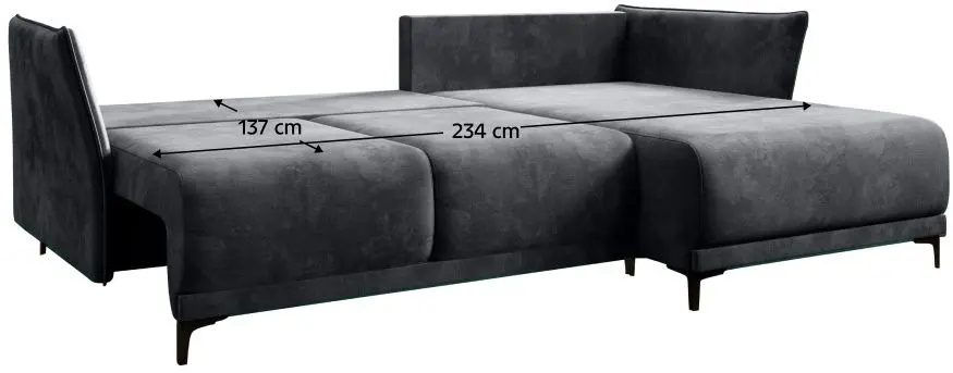 Диван угловой раскладной Mobhaus Salvo Roh Right (Gray) - 3