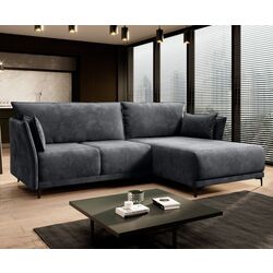 Canapea de colt extensibila Mobhaus Salvo Roh Right (Gray)