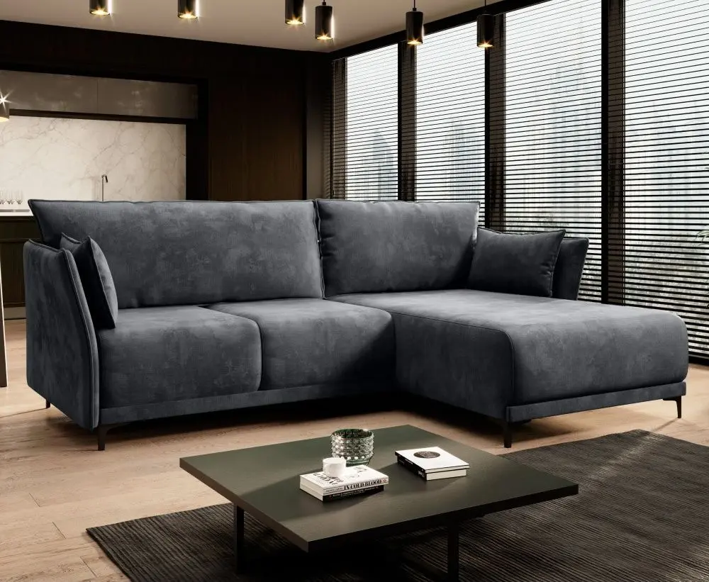 Диван угловой раскладной Mobhaus Salvo Roh Right (Gray)