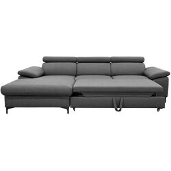 Canapea de colt extensibila Mobhaus Sanil Roh Left (Gray) Thumb