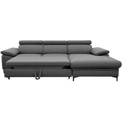 Canapea de colt extensibila Mobhaus Sanil Roh Right (Gray) Thumb