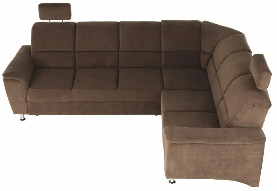 Canapea de colt extensibila Mobhaus Santiago Left (Brown)