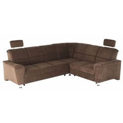 Canapea de colt extensibila Mobhaus Santiago Left (Brown)