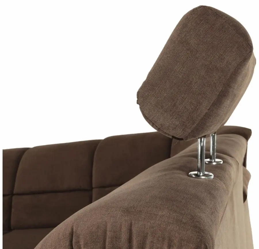 Canapea de colt extensibila Mobhaus Santiago Left (Brown)