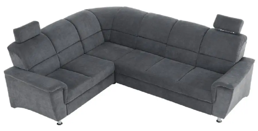 Canapea de colt extensibila Mobhaus Santiago Left (Gray)