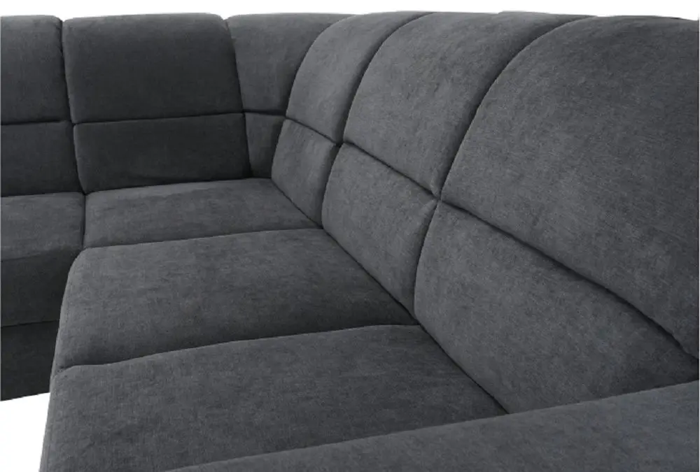 Canapea de colt extensibila Mobhaus Santiago Left (Gray)