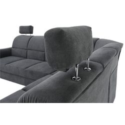 Canapea de colt extensibila Mobhaus Santiago Right (Gray) Thumb