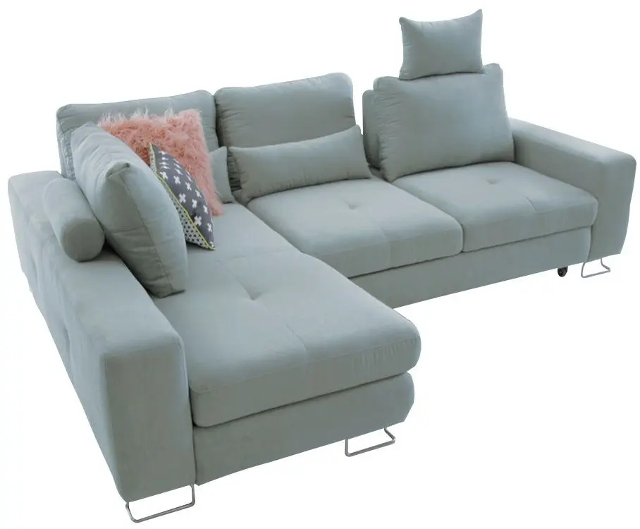 Canapea de colt extensibila Mobhaus Sati Left (Mint) - 5