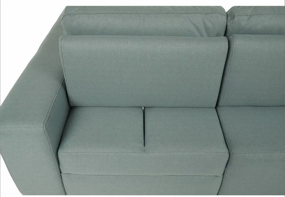 Canapea de colt extensibila Mobhaus Sati Right (Menthol) - 11