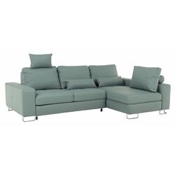 Canapea de colt extensibila Mobhaus Sati Right (Menthol)