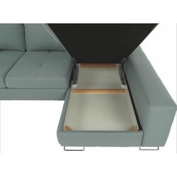 Canapea de colt extensibila Mobhaus Sati Right (Menthol) Thumb