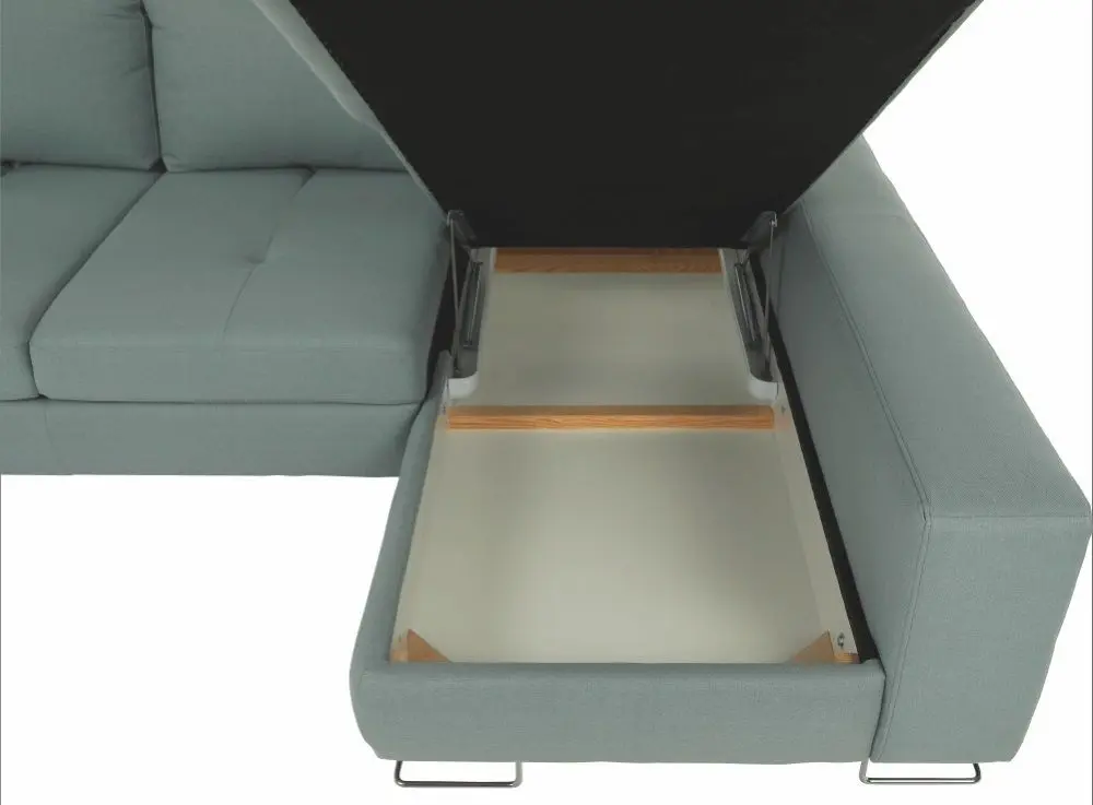 Canapea de colt extensibila Mobhaus Sati Right (Menthol) - 5