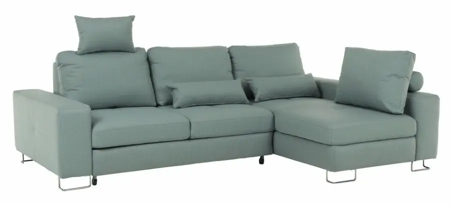 Canapea de colt extensibila Mobhaus Sati Right (Menthol)