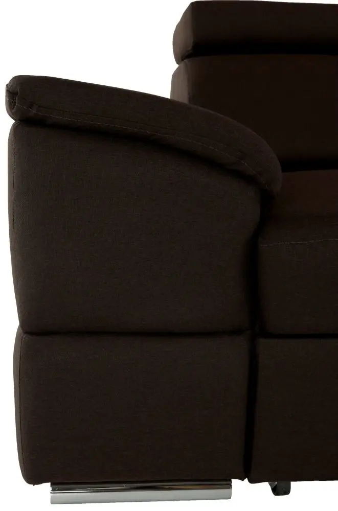 Canapea de colt extensibila Mobhaus Segoria Lux (Chocolate) - 3