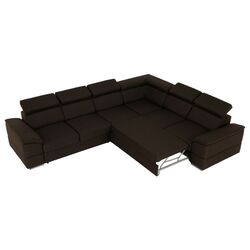 Canapea de colt extensibila Mobhaus Segoria Lux (Chocolate) Thumb