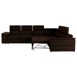 Canapea de colt extensibila Mobhaus Segoria Lux (Chocolate) Thumb