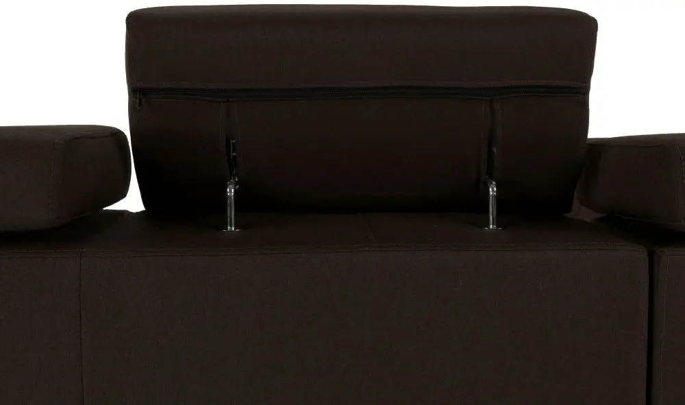 Canapea de colt extensibila Mobhaus Segoria Lux (Chocolate) - 6