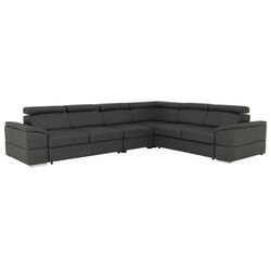 Canapea de colt extensibila Mobhaus Segoria Lux (Gray)