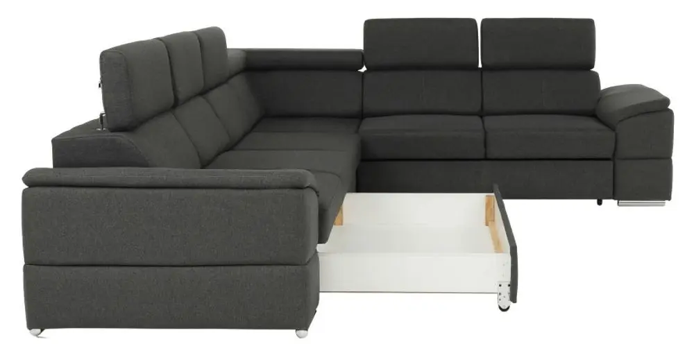 Диван угловой раскладной Mobhaus Segoria Lux (Gray) - 14