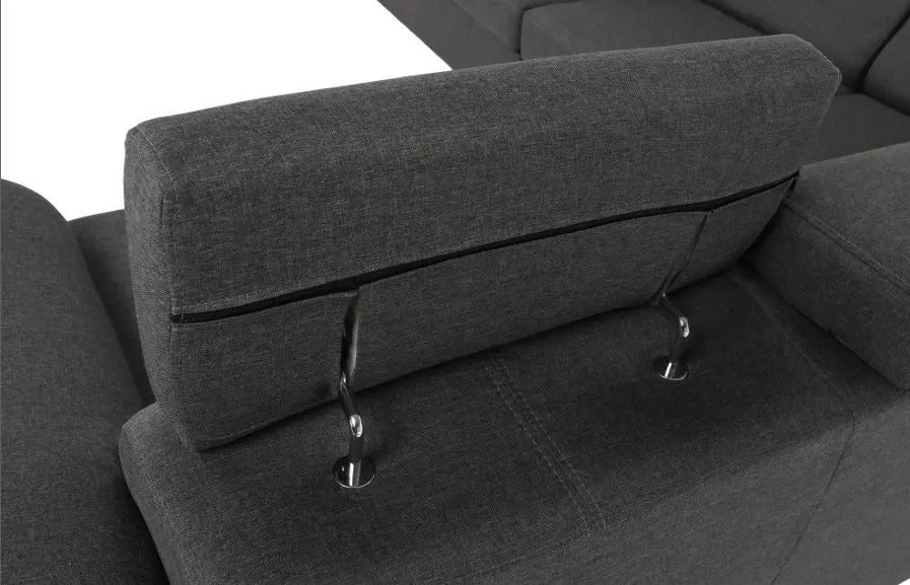 Диван угловой раскладной Mobhaus Segoria Lux (Gray) - 9