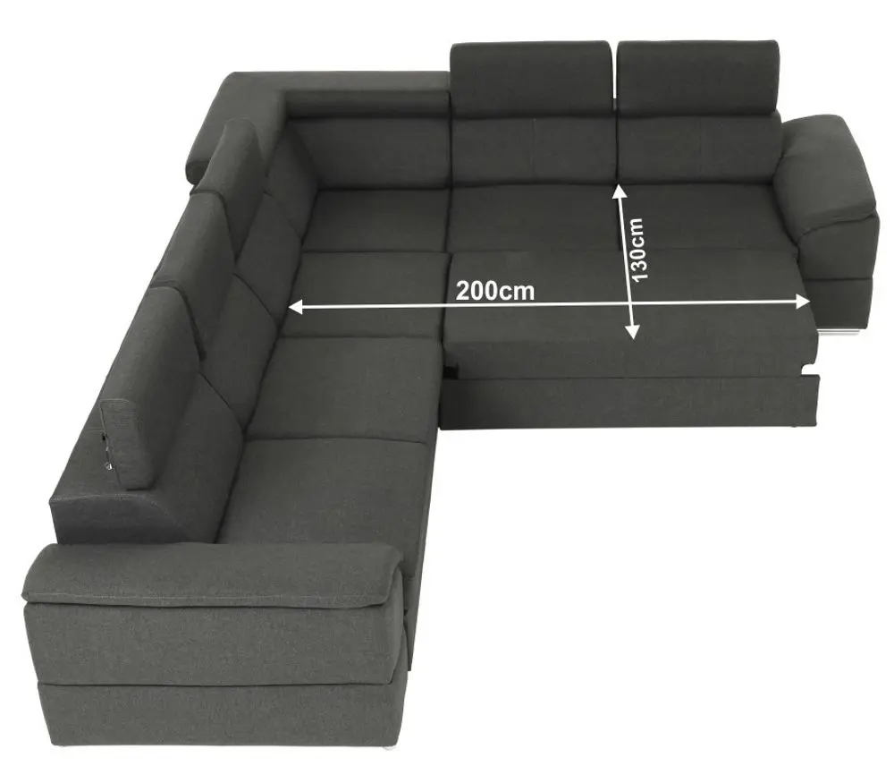 Диван угловой раскладной Mobhaus Segoria Lux (Gray) - 3