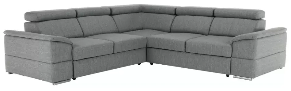 Canapea de colt extensibila Mobhaus Segoria Lux 2+2 (Gray)