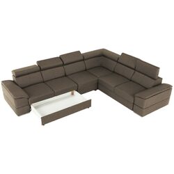 Диван угловой раскладной Mobhaus Segoria Lux Left (Gray-Brown) Thumb