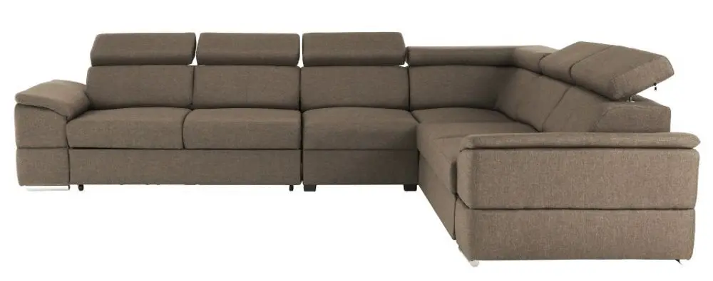 Диван угловой раскладной Mobhaus Segoria Lux Left (Gray-Brown) - 13