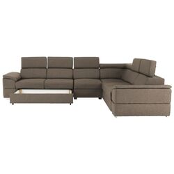 Диван угловой раскладной Mobhaus Segoria Lux Left (Gray-Brown) Thumb