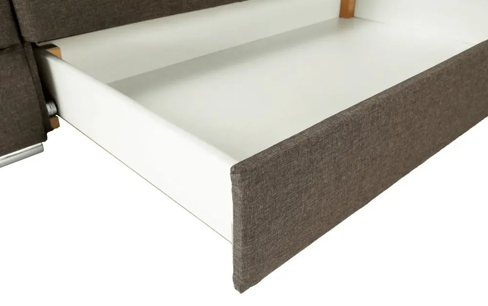 Диван угловой раскладной Mobhaus Segoria Lux Left (Gray-Brown) - 10