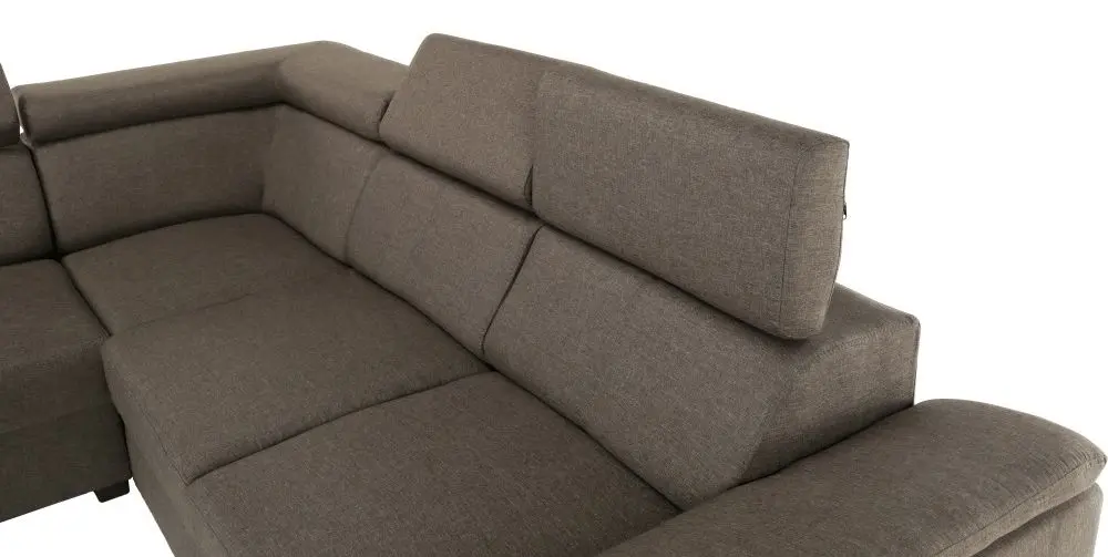 Диван угловой раскладной Mobhaus Segoria Lux Left (Gray-Brown) - 9