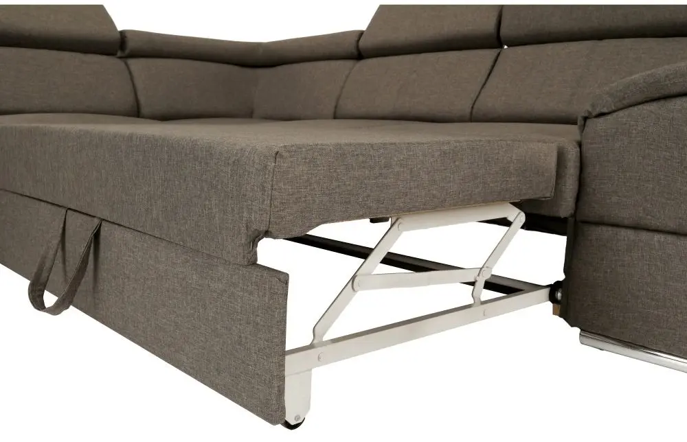 Диван угловой раскладной Mobhaus Segoria Lux Left (Gray-Brown) - 4