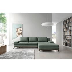 Canapea de colt extensibila Mobhaus Selby Left (Green) Thumb