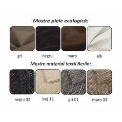 Canapea de colt extensibila Mobhaus Toniks (White/Gray) Thumb