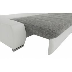 Canapea de colt extensibila Mobhaus Toniks (White/Gray) Thumb