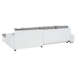 Canapea de colt extensibila Mobhaus Toniks (White/Gray) Thumb