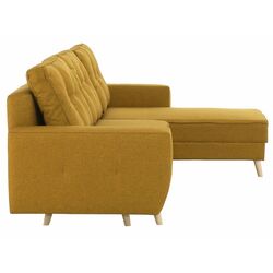 Canapea de colt extensibila Mobhaus Vincent (Mustard) Thumb