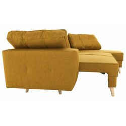 Canapea de colt extensibila Mobhaus Vincent (Mustard) Thumb