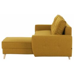 Canapea de colt extensibila Mobhaus Vincent (Mustard) Thumb