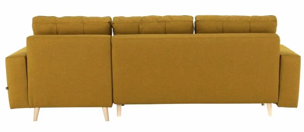 Canapea de colt extensibila Mobhaus Vincent (Mustard) - 7