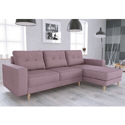 Canapea de colt extensibila Mobhaus Vincent (Old Pink) Thumb