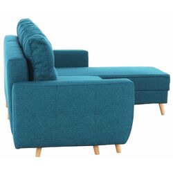 Canapea de colt extensibila Mobhaus Vincent (Turquoise) Thumb