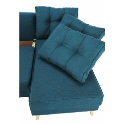 Canapea de colt extensibila Mobhaus Vincent (Turquoise) Thumb