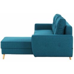 Canapea de colt extensibila Mobhaus Vincent (Turquoise) Thumb
