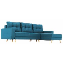 Canapea de colt extensibila Mobhaus Vincent (Turquoise) Thumb