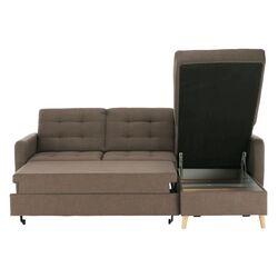 Canapea de colt extensibila Mobhaus Visby (Brown) Thumb